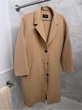 The Kooples Camel Wool Coat